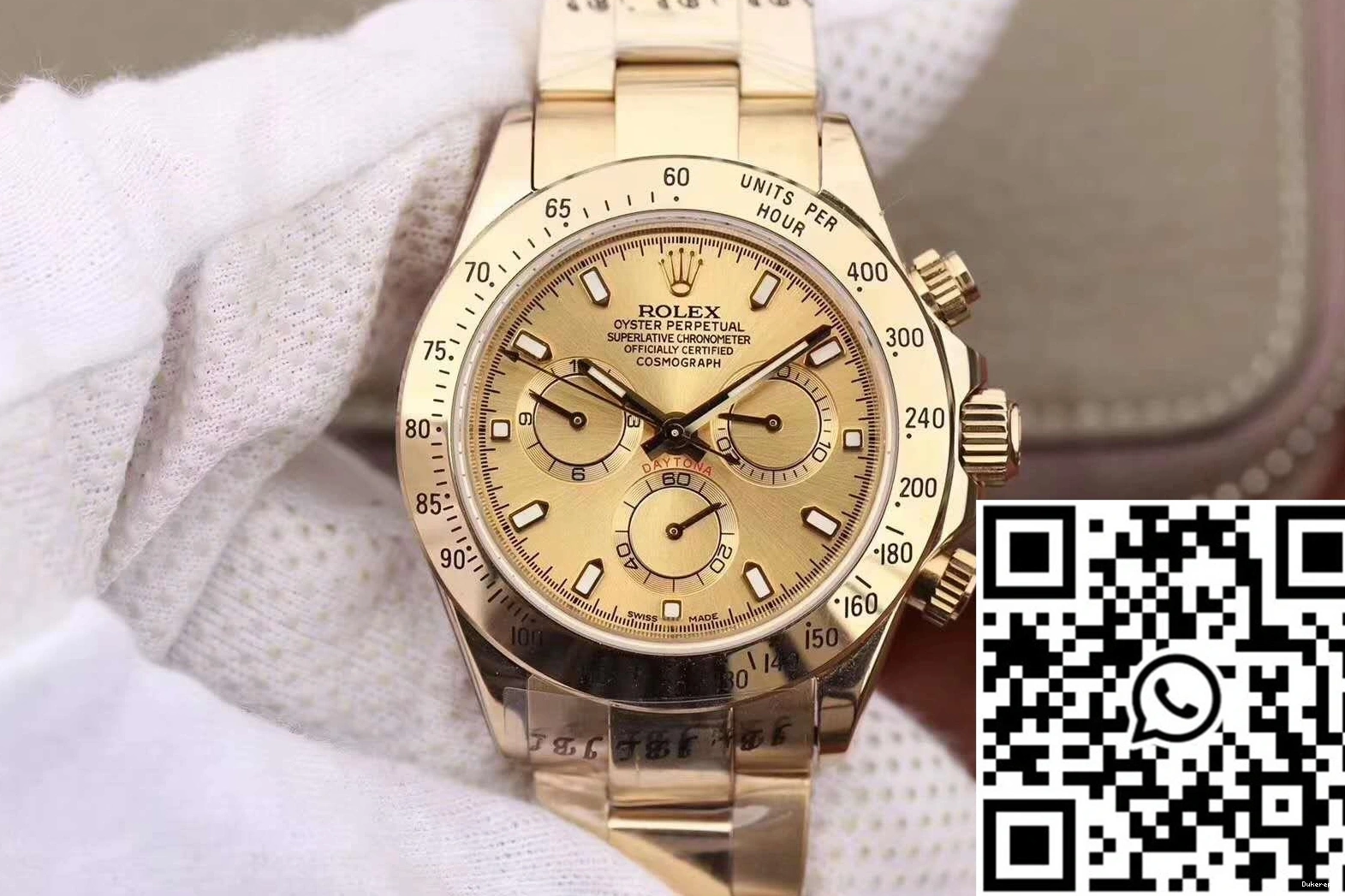 Daytona Factory Dial JH 116503 Gold Rolex Cosmograph 0403